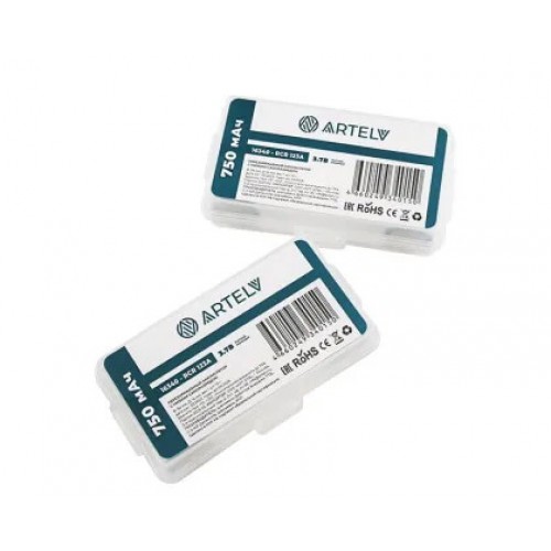 Аккумуляторные батареи RCR123 ARTELV 3.7V Li-Ion 750 mAh в Самаре