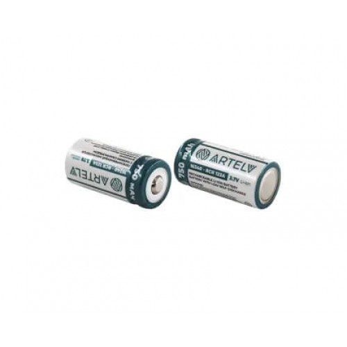 Аккумуляторные батареи RCR123 ARTELV 3.7V Li-Ion 750 mAh в Самаре