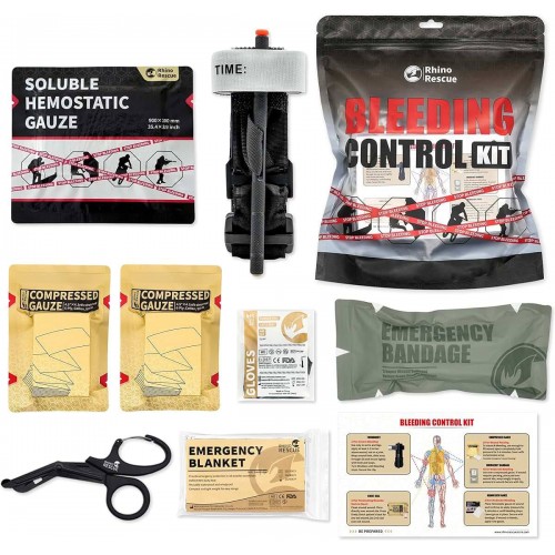 Комплект для остановки кровотечений «Bleeding Control Kit» Rhino Rescue в Самаре
