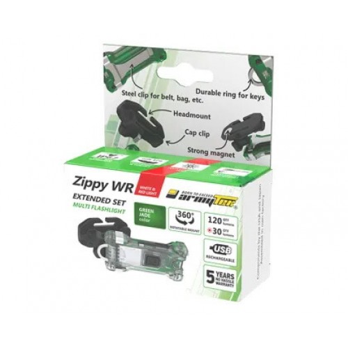 Наключный фонарь Armytek Zippy Extended Set WR (Green Jade) в Самаре